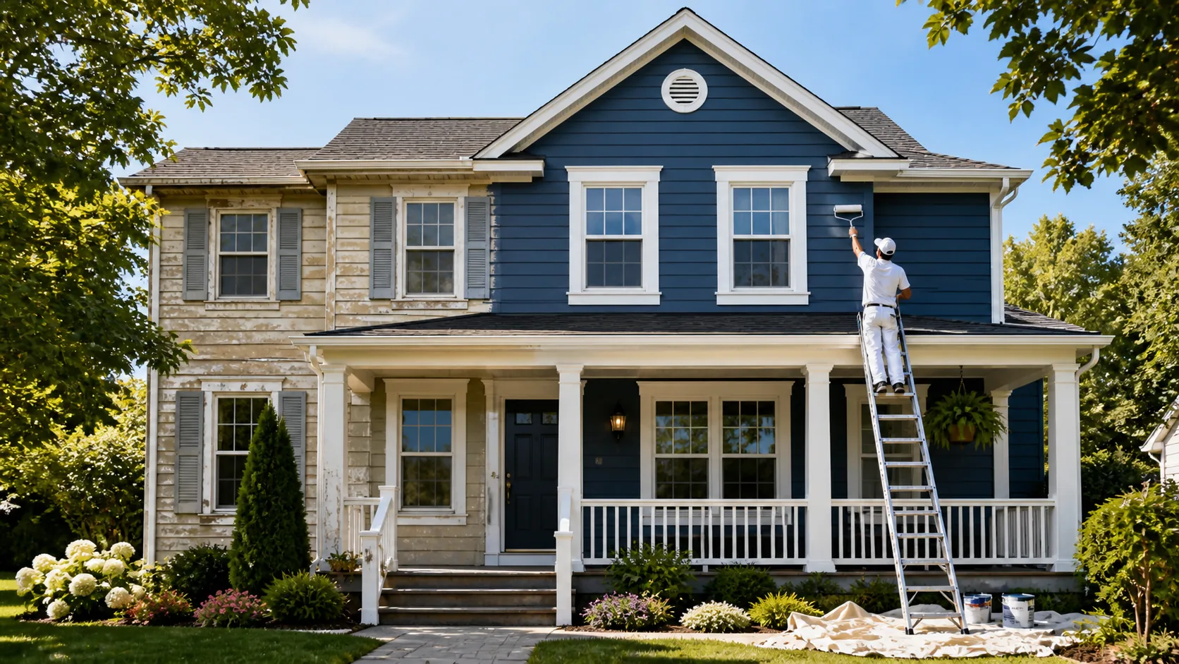 Exterior house painting services in Geelong