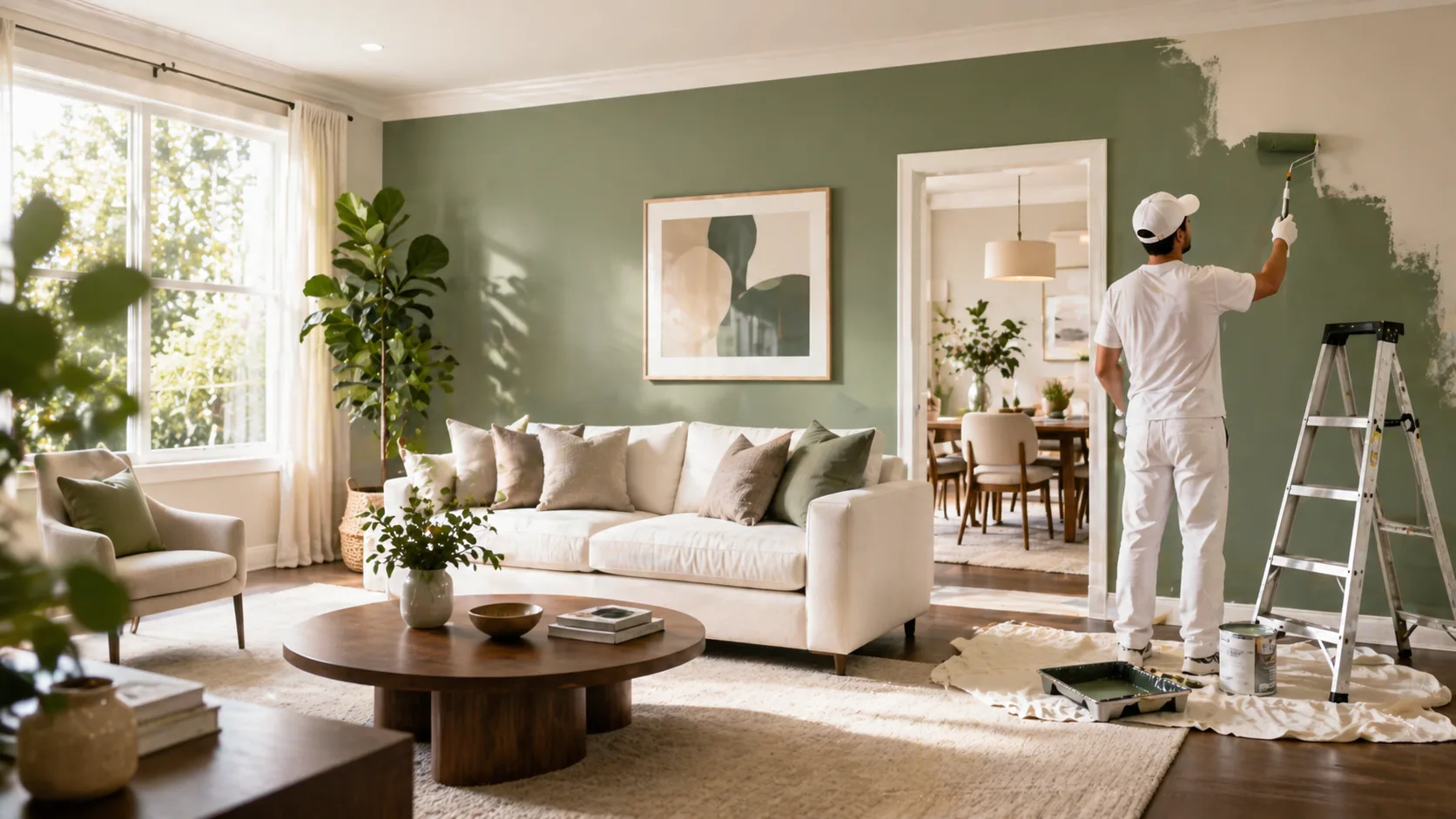 Interior house painting services in Geelong